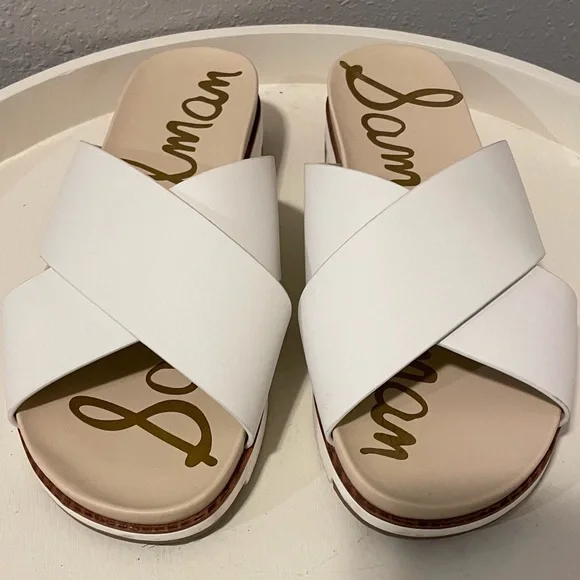 Sam edelman audrea online slide sandal white